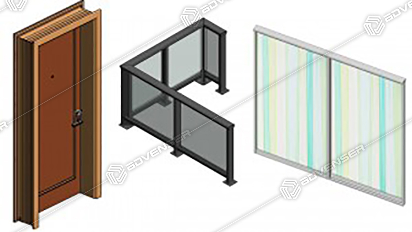 Revit family creation services for window panels