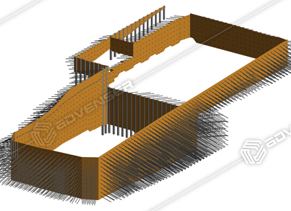 3d model for shoring